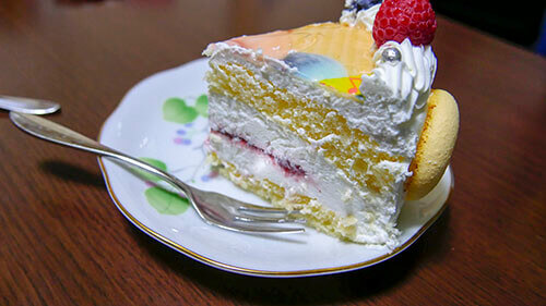 シェリーブランの写真ケーキの断面図（その2）