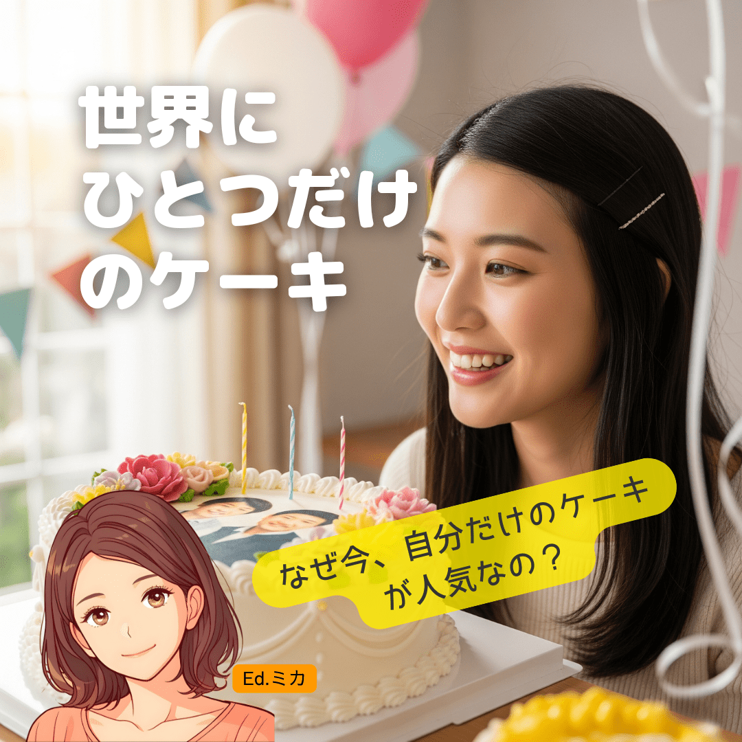 なぜ今「写真ケーキ」が人気？パーソナライズ化するお祝いの最新事情