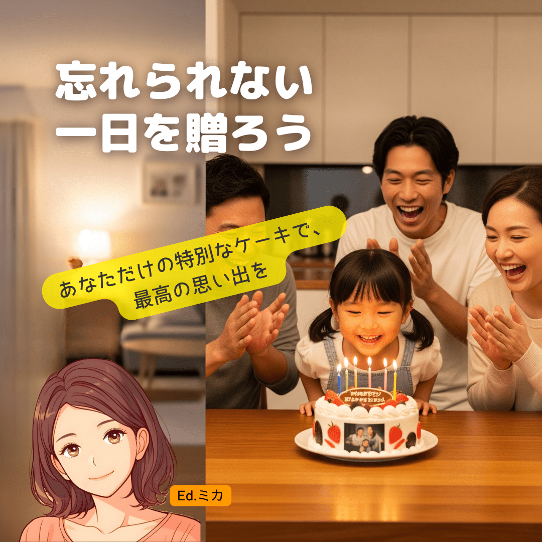 川口で最高の写真ケーキを見つけて、忘れられない一日を！