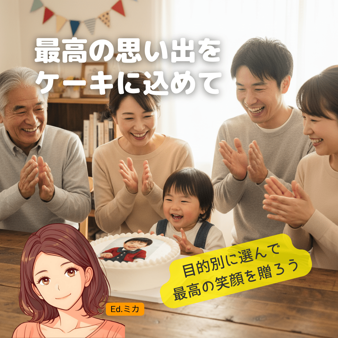 あなたにぴったりの写真ケーキで、最高の思い出作りを