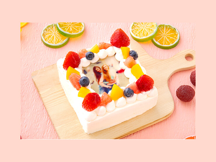 Cake.jp の写真ケーキ・チョコ生・丸型・4号・12cm