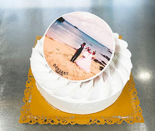 デセールトカチの写真ケーキ