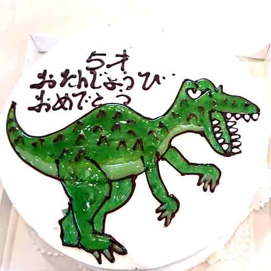 クロード・モネのイラストケーキ
