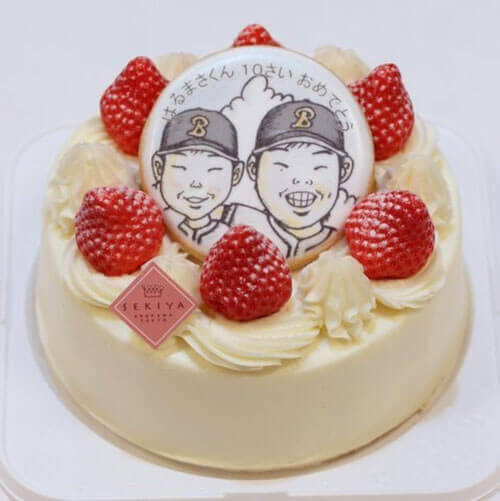 洋菓子セキヤの写真ケーキ