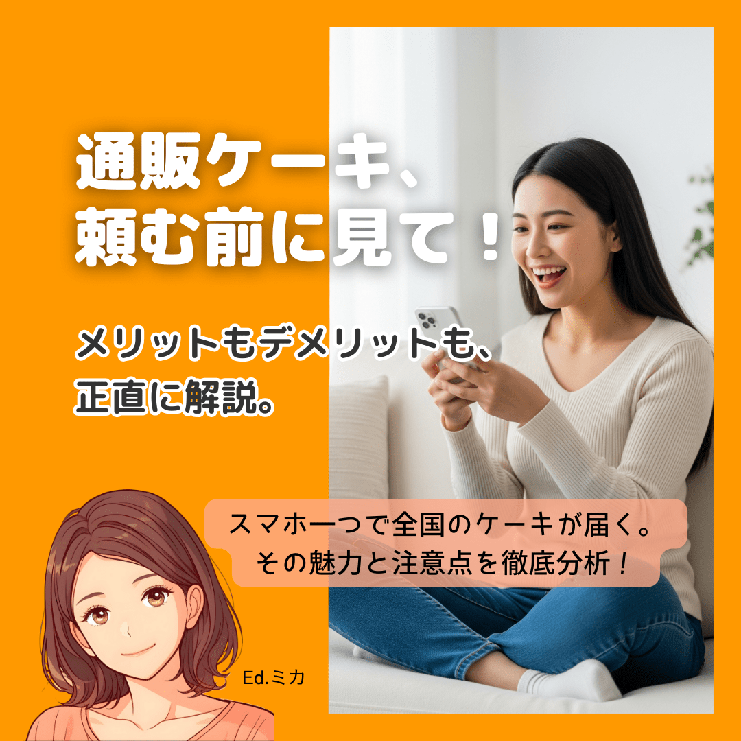 【通販】Cake.jpで相模原へ写真ケーキを注文するメリット・デメリット
