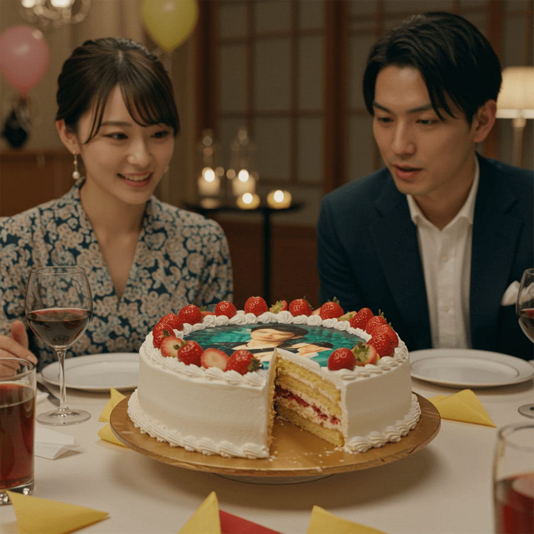 4号の写真ケーキは何人前？