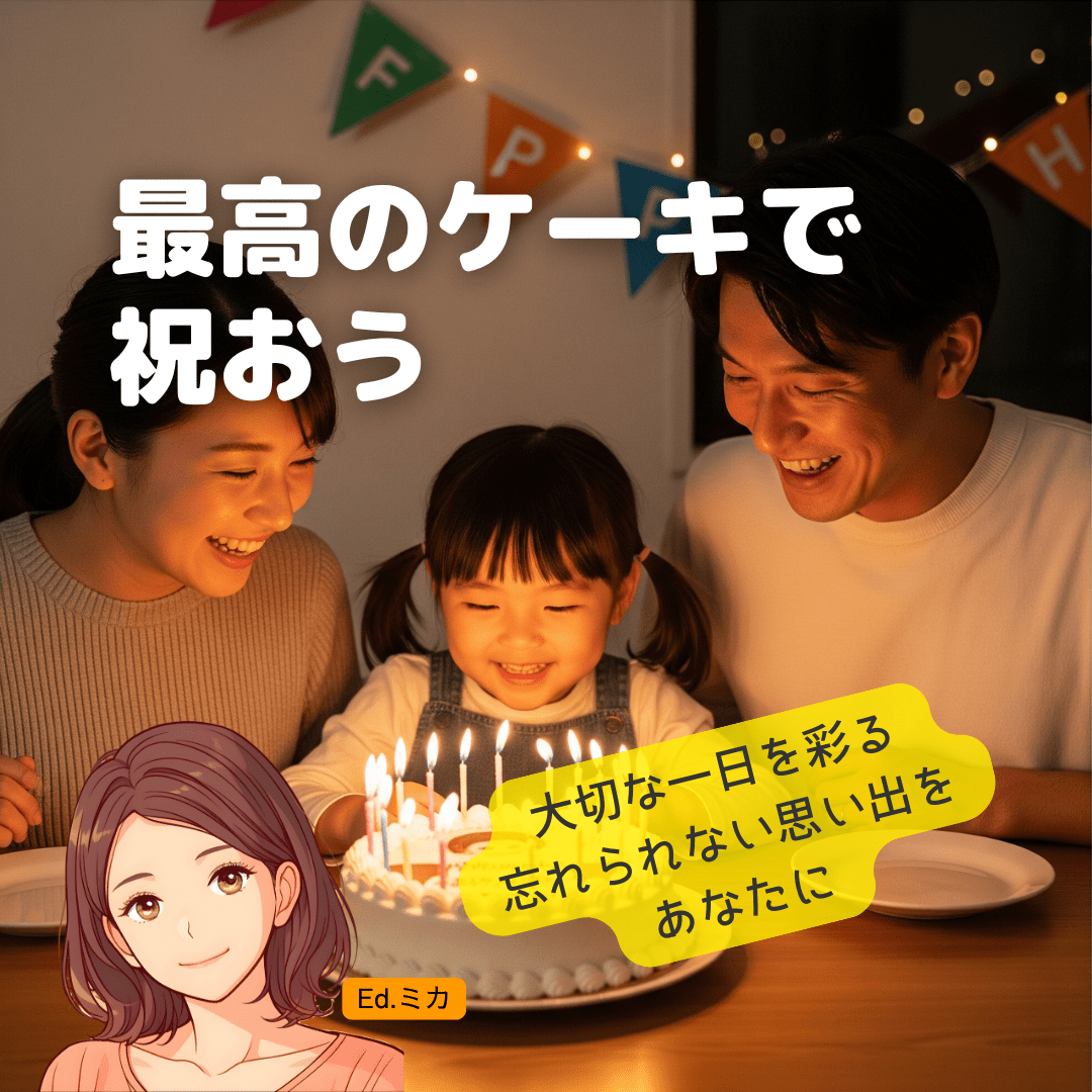 最高のケーキで、忘れられない一日を